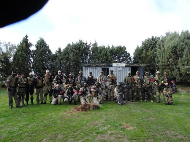  Bachelor party airsoft team